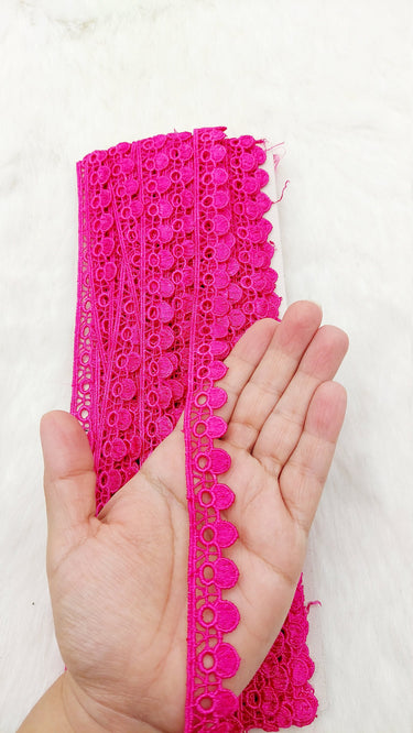 Fringe Trim, Polyester Embroidered Crafting Edging Lace Trim, Trim by 10 Yards